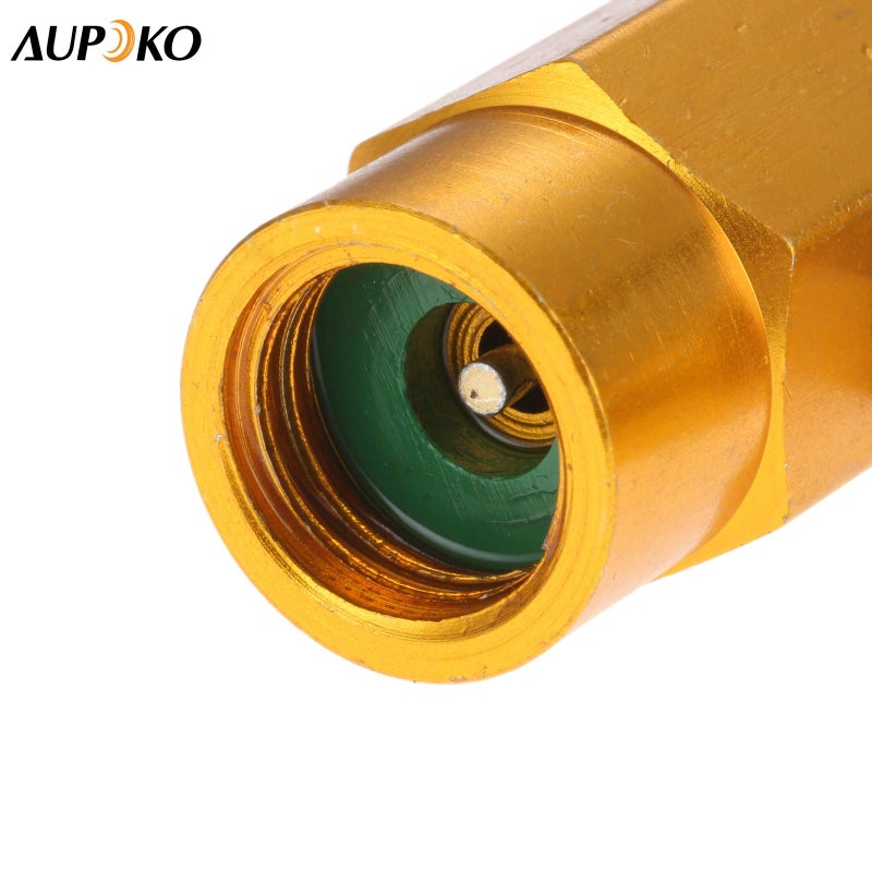 Aupoko R1234YF Refrigerant Charge Hose Kit, with 1/2â€™â€™ LH Self-Sealing Can Tap Opener, R1234YF Low Side Quick Coupler, for Air Condition Refrigerant System - Image 5